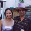 Anne Ku with Yousif Naser at Purple Piano Party, London